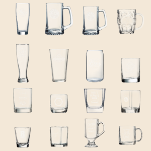 Engraved Barware Glasses