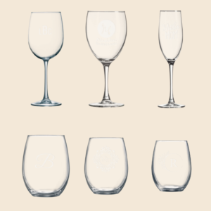 Engraved Wine/Champagne Glasses