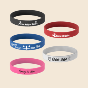 Engraved Silicone Wristbands