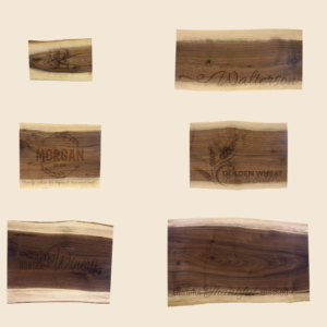 Engraved Walnut Cutting Boards