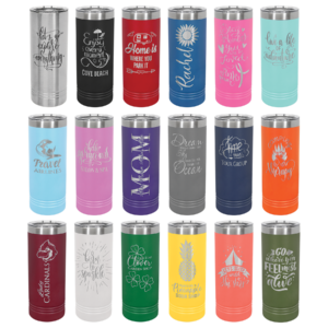 Engraved 22oz Skinny Tumbler