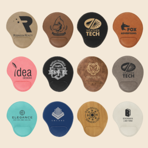 Engraved Leatherette Mouse Pads