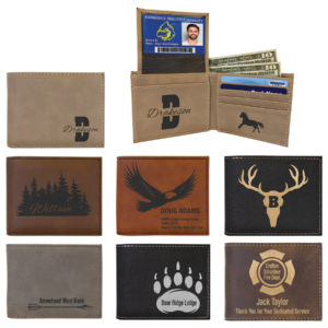 Engraved Wallet with FlipID