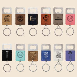 Rectangle Bottle Opener Keychains