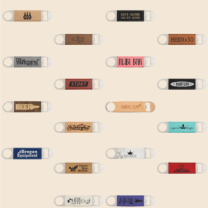 Engraved Leatherette Bottle Opener