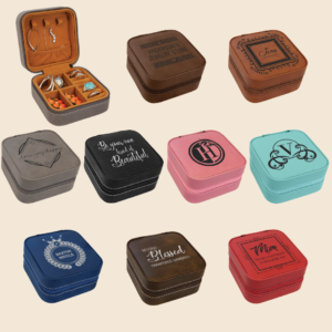Engraved Travel Jewelry Boxes