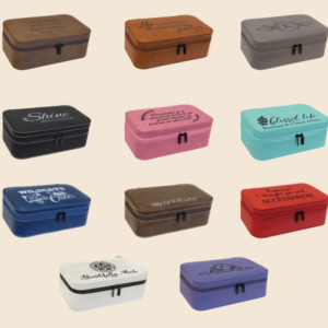 Engraved 7.5"x4.5" Jewelry Boxes
