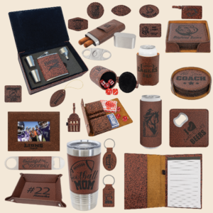 Engraved Football Leatherette Gifts