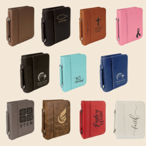 Engraved Leatherette Book/Bible Covers