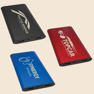 Engraved 8000mAh Power Bank with USB-C Cord