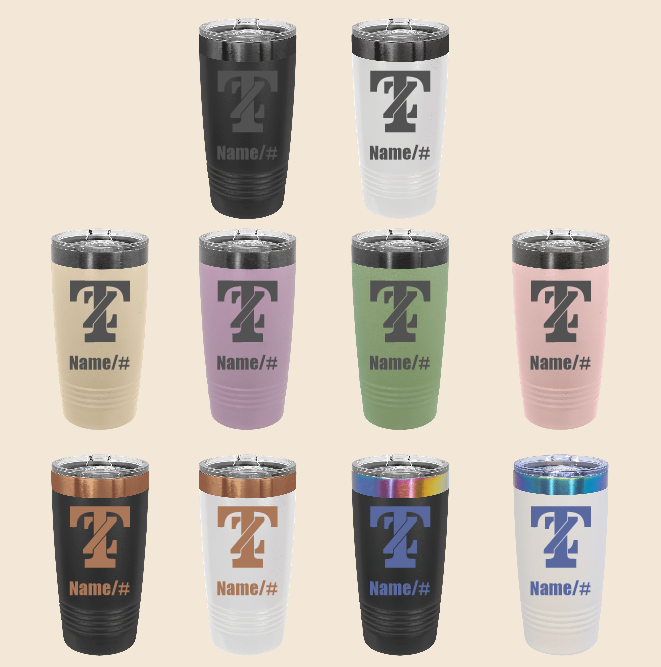 ブラジル　TAM航空オリジナルグッズ Zimmerman Soccer Engraved 20oz Ion-Plated Tumbler - Focused Laser
