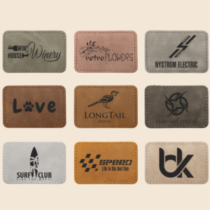 Engraved Creekside Rectangle Patch