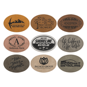 Engraved Creekside Oval Patches