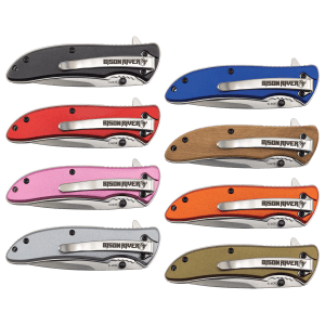 Engraved Bison River Everyday Carry Knives