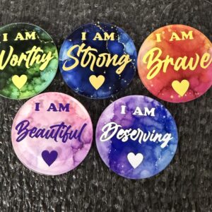 Carry It In Your Heart Affirmation Coins