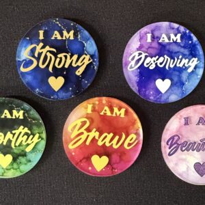 Carry It In Your Heart Affirmation Coins