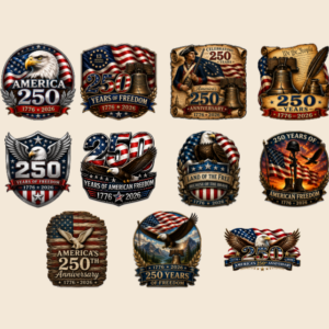 America's 250th Anniversary Decals